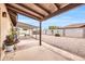 Covered patio offers extended outdoor living space at 2110 W Silvergate Dr, Chandler, AZ 85224