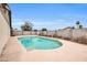 Inviting kidney shaped pool and spacious patio at 2110 W Silvergate Dr, Chandler, AZ 85224