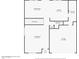 Main floor plan showcasing living room, kitchen, dining room, and attached garage at 533 W Prickly Pear Dr, Casa Grande, AZ 85122