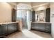 Spacious Primary bathroom with walk-in shower and double vanity at 7979 E Evening Glow Dr, Scottsdale, AZ 85266