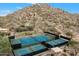 Well-maintained tennis and pickleball courts with mountain backdrop at 7979 E Evening Glow Dr, Scottsdale, AZ 85266