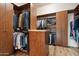 Large walk-in closet with ample shelving and hanging space at 7979 E Evening Glow Dr, Scottsdale, AZ 85266