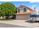 Two-car garage and house exterior view at 838 E Harvard Ave, Gilbert, AZ 85234