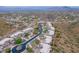 Aerial view of a community of homes situated on a hillside at 14850 E Grandview Dr # 242, Fountain Hills, AZ 85268