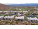 Aerial view of upscale community with desert landscape and mountain views at 14850 E Grandview Dr # 242, Fountain Hills, AZ 85268