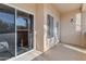 Spacious patio with sliding glass doors and windows at 16013 S Desert Foothills Pkwy # 1035, Phoenix, AZ 85048