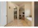 Bathroom with a large soaking tub and double vanity at 23323 S 199Th Pl, Queen Creek, AZ 85142