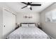 Spacious bedroom with a large bed, nightstands, and ceiling fan at 331 E Pierce St, Tempe, AZ 85288