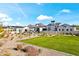 Modern house with landscaped lawn and mountain views at 7116 N 46Th Pl, Paradise Valley, AZ 85253