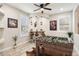 Fun game room with foosball table and a home bar at 18407 W Fulton St, Goodyear, AZ 85338