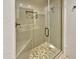 Updated bathroom with glass shower and modern fixtures at 5221 W Sandra Ter, Glendale, AZ 85306