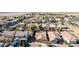 Wide aerial view of a residential neighborhood with numerous houses at 7468 S Skylark S Ln, Buckeye, AZ 85326