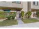 Front door entrance with landscaping and walkway at 7925 E Keim Dr, Scottsdale, AZ 85250