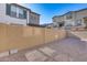 Backyard with gravel and block wall at 1255 N Arizona Ave # 1276, Chandler, AZ 85225