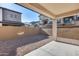 Small backyard with gravel and block wall at 1255 N Arizona Ave # 1276, Chandler, AZ 85225