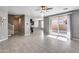 Open living space with tile floors and sliding glass doors at 1255 N Arizona Ave # 1276, Chandler, AZ 85225