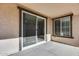 Covered patio with sliding glass door access at 1255 N Arizona Ave # 1276, Chandler, AZ 85225