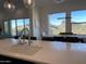 Kitchen with mountain views and modern finishes at 14828 E Valley Vista Dr, Fountain Hills, AZ 85268