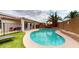 Beautiful kidney-shaped pool with solar panels at 15420 N 160Th Ln, Surprise, AZ 85374