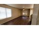 Dining room with dark laminate wood flooring at 3555 S Payton St, Mesa, AZ 85212