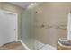 Large walk-in shower with glass enclosure and neutral tile at 4777 S Fulton Ranch Blvd # 2122, Chandler, AZ 85248