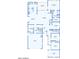 Floor plan showing a split bedroom layout with open concept living at 5322 W Coles Rd, Laveen, AZ 85339