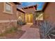 Attractive entryway with a paved walkway and desert landscaping at 6413 W Copper Springs Rd, Phoenix, AZ 85083