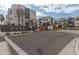 Community entrance of Aire townhomes with gated access at 6850 E Mcdowell Rd # 26, Scottsdale, AZ 85257