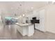 Modern kitchen with large island and stainless steel appliances at 6850 E Mcdowell Rd # 26, Scottsdale, AZ 85257