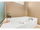 Relaxing bathroom with a jetted tub and separate shower at 7438 E Soaring Eagle Way, Scottsdale, AZ 85266