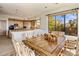 Breakfast nook with built-in seating and kitchen access at 10040 E Happy Valley Rd # 2046, Scottsdale, AZ 85255