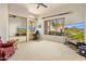 Bright home office with large windows and mountain views at 10040 E Happy Valley Rd # 2046, Scottsdale, AZ 85255