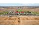 Aerial view of community with expansive green spaces at 12421 E Bahia Ct, Florence, AZ 85132