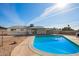 Home with a refreshing blue pool and a large backyard at 12820 N 29Th Dr, Phoenix, AZ 85029