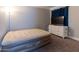 Bedroom with air mattress and built-in dresser at 1811 S 39Th St # 17, Mesa, AZ 85206