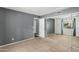 Bright bedroom with mirrored closet and neutral carpeting at 1920 W Lindner Ave # 147, Mesa, AZ 85202