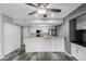 Bright kitchen featuring stainless steel appliances and a breakfast bar at 1920 W Lindner Ave # 147, Mesa, AZ 85202