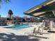 Inviting community pool with spa at 1920 W Lindner Ave # 147, Mesa, AZ 85202