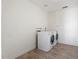 Bright laundry room with washer and dryer hookups at 2504 N Papago Dr, Tempe, AZ 85288