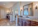 Double vanity bathroom with granite counters at 5681 E Canyon Ridge North Dr, Cave Creek, AZ 85331