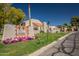 Camellia Vista community entrance with landscaping at 7000 N Via Camello Del Sur -- # 37, Scottsdale, AZ 85258
