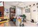 Home office features built-in shelving and a workspace at 7000 N Via Camello Del Sur -- # 37, Scottsdale, AZ 85258