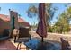 Private patio with seating and a view of the community at 7000 N Via Camello Del Sur -- # 37, Scottsdale, AZ 85258