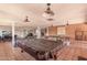 Recreation room with pool table, ping pong, and seating at 7000 N Via Camello Del Sur -- # 37, Scottsdale, AZ 85258