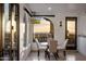 Charming breakfast nook with scenic views and built-in TV at 10040 E Happy Valley Rd # 512, Scottsdale, AZ 85255