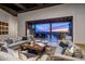 Open living room showcasing panoramic sunset views at 10040 E Happy Valley Rd # 512, Scottsdale, AZ 85255
