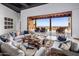 Spacious living room with sliding doors opening to a stunning view at 10040 E Happy Valley Rd # 512, Scottsdale, AZ 85255