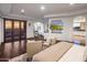 Luxurious main bedroom with private balcony and stunning sunset views at 10040 E Happy Valley Rd # 512, Scottsdale, AZ 85255