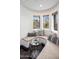 Cozy sitting area with circular window seat and mountain views at 10040 E Happy Valley Rd # 512, Scottsdale, AZ 85255