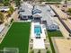 Luxury home with a large backyard, pool, and sports area at 11438 N 70Th St, Scottsdale, AZ 85254